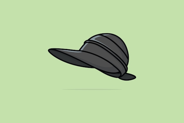 Summer Panama Hat ou Cap vector illustration Concept d'icône d'objet de vacances