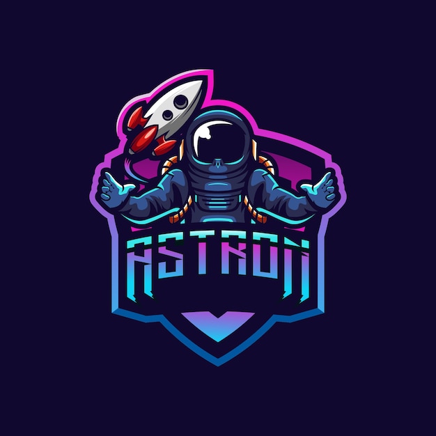 superbe création de logo astronot