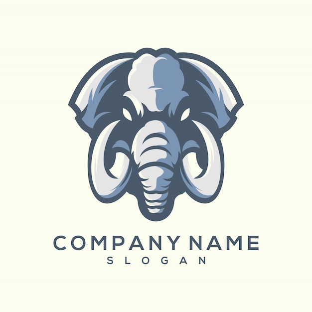 Superbe Modèle De Conception De Logo éléphant