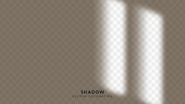 Vecteur superposition d'ombre. effet d'ombre transparente lumineuse. réaliste pour créer des illusions d'effet réfléchissant. superposition pour ajouter de l'éclairage de scène à vos images. illustration vectorielle