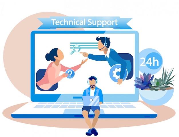 Support technique pour les employés du centre d'appels