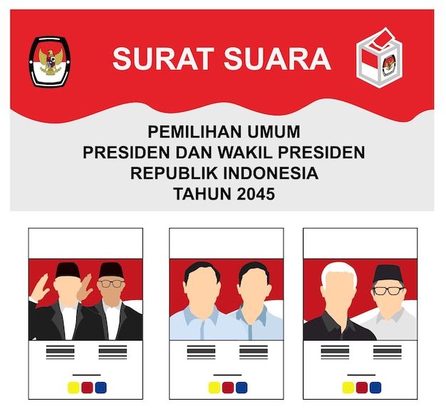 Vecteur le surat suara pilpres