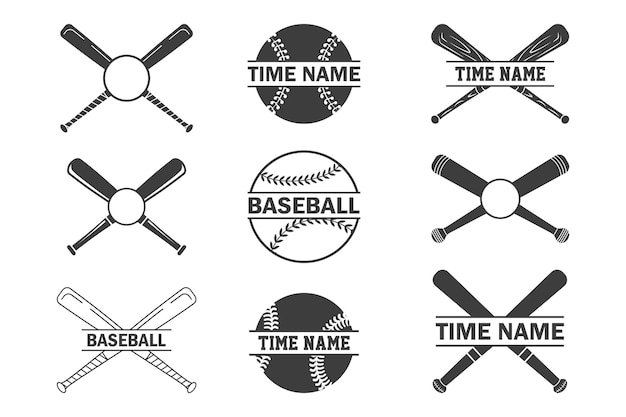 Vecteur svg baseball les joueurs de baseball svg baseball svg coupez le fichier monogramme de baseball pour la silhouette de baseball