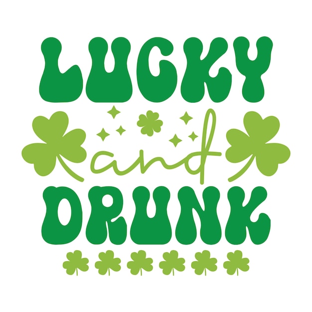 Vecteur svg de la saint-patrick, lucky svg, bundle svg de la saint-patrick