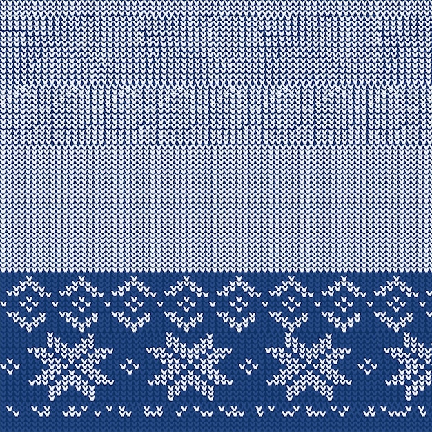 Vecteur sweater fairisle vêtements de texture blanche et bleue style de design traditionnel vecteur et illustration
