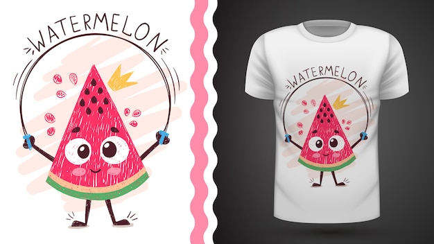 Sweet Melon D'eau - Idée D'un T-shirt Imprimé