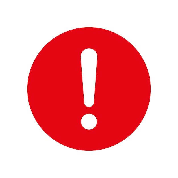 symbole d'alerte vecteur glyphe couleur icône