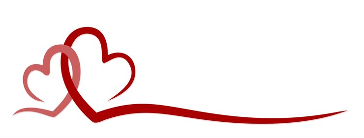 Vecteur le symbole d'un cœur stylisé rouge
