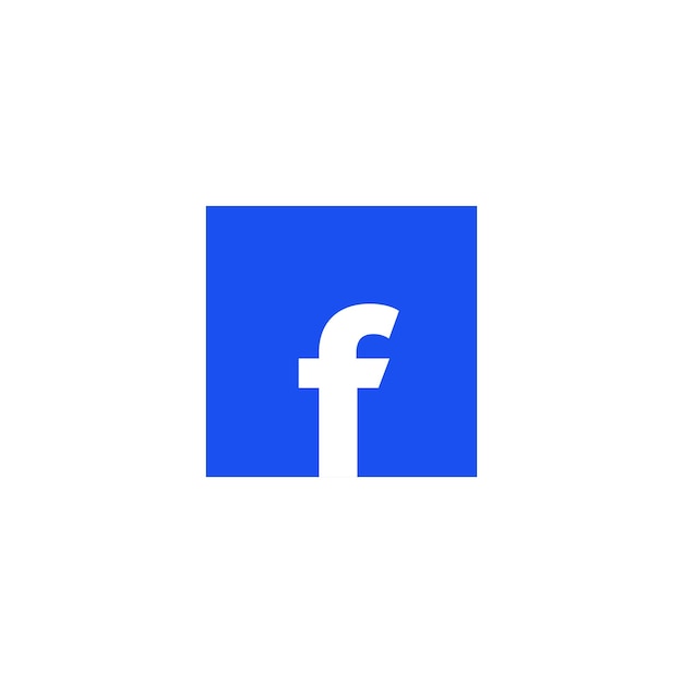 Vecteur symbole du logo facebook des médias sociaux