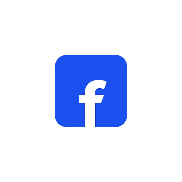 Vecteur symbole du logo facebook des médias sociaux