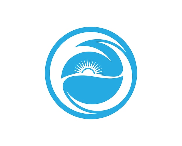 Symbole De L'eau Et Icône Logo Template