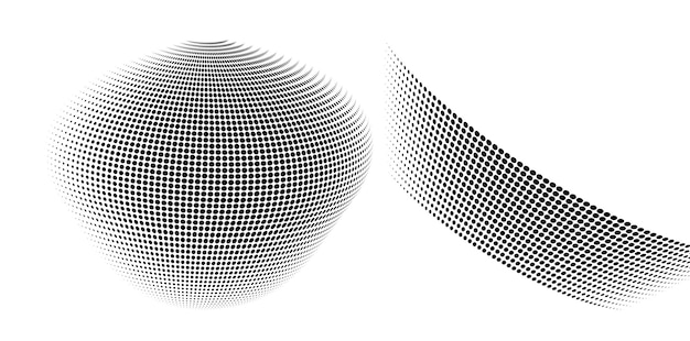 Symbole d'éléments de conception de jeu Motif de cercle de points de cadre de demi-teinte modifiable sur fond blanc Illustration vectorielle eps 10 cadre avec des points aléatoires noirs Icône de bordure ronde utilisant le texte de points de cercle de demi-teinte