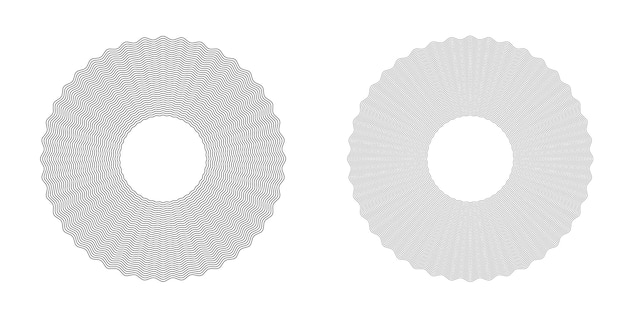 Symbole d'éléments de conception de jeu Motif de cercle de points de cadre de demi-teinte modifiable sur fond blanc Illustration vectorielle eps 10 cadre avec des points aléatoires noirs Icône de bordure ronde utilisant le texte de points de cercle de demi-teinte