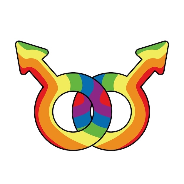 Symbole de genre gay Communauté LGBTQ Mois de la fierté