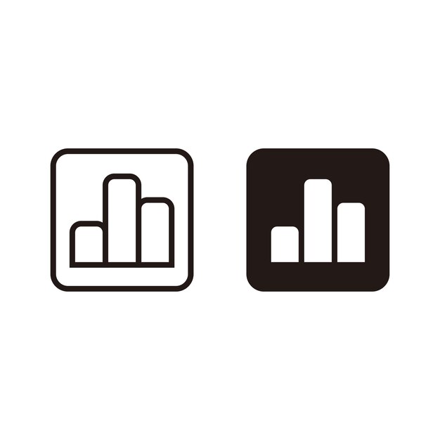 Symbole de graphique pour votre site Web conception de logo application ressources UI graphique