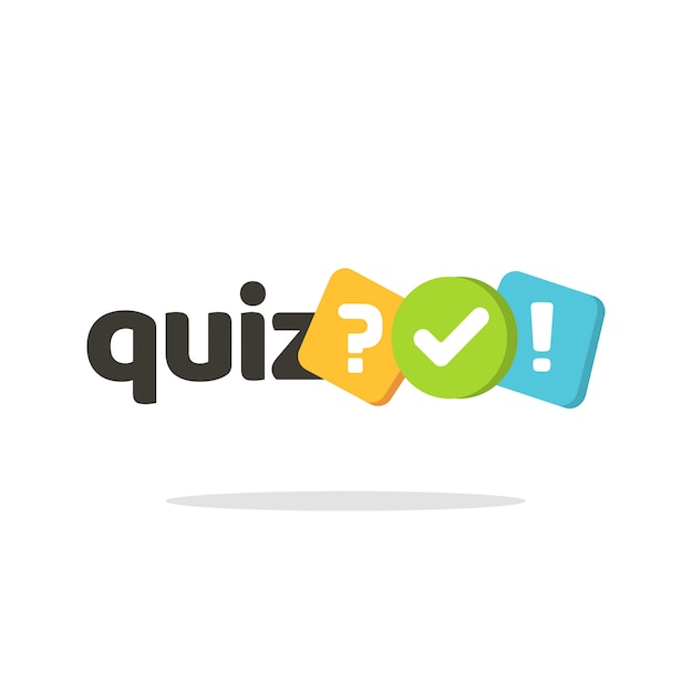 Symbole D'icône Logo Quiz