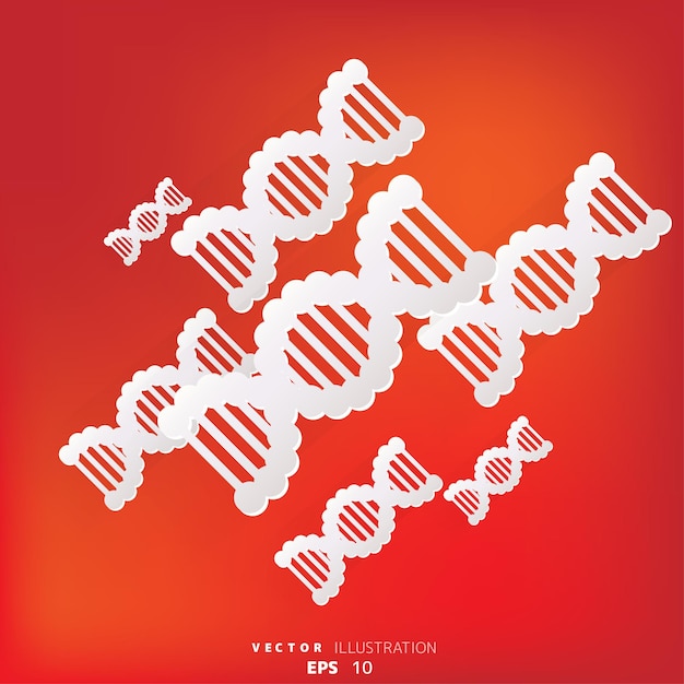 Symbole Médical De L'icône De L'adn