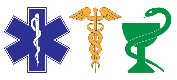 Vecteur symbole médical de l'urgence