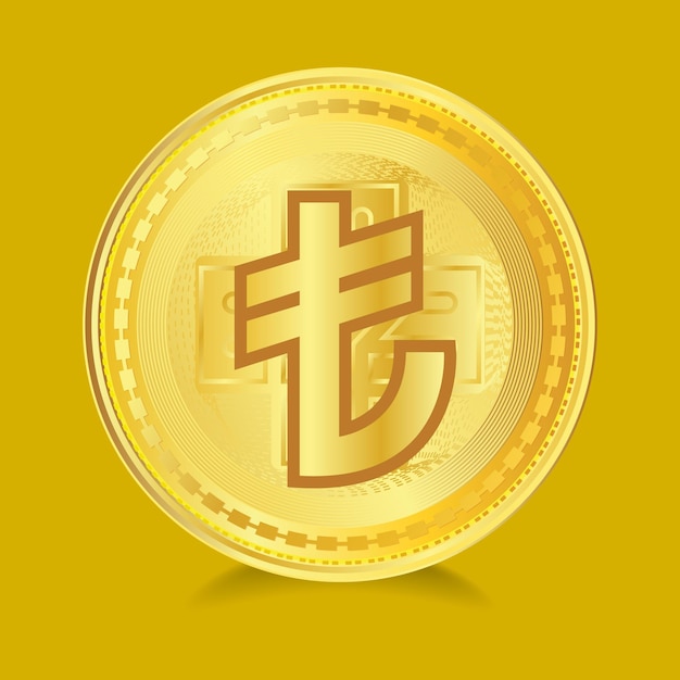 Symbole monétaire numérique de la lire turque