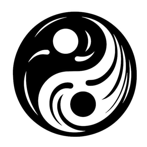 Vecteur un symbole noir et blanc avec un symbole qui dit le symbole d'un symbole
