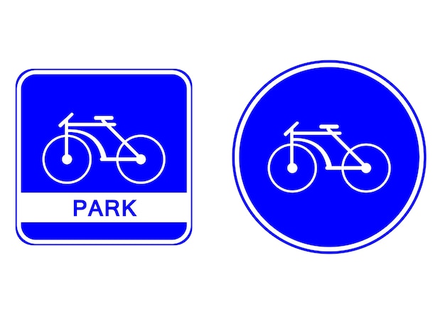 Symbole De Parc à Vélos