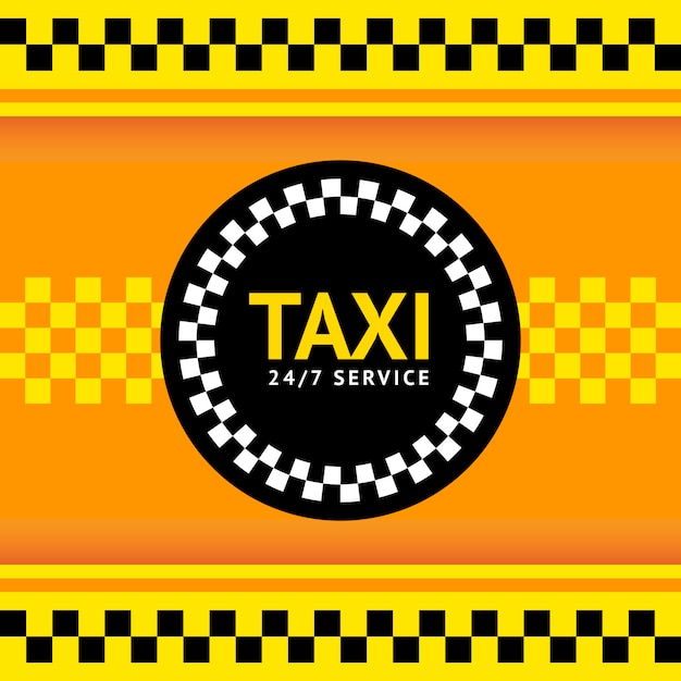 Vecteur symbole de taxi