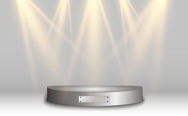 Symboles de sport podium gagnant vecteur
