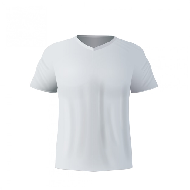 T-shirt Blanc Isolé