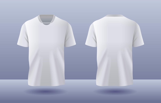 un t-shirt blanc avec un t-shirts blanc sur le devant