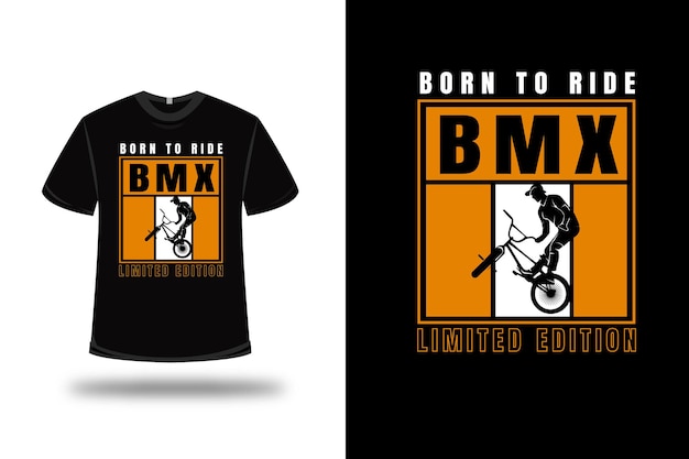 T-shirt Born To Rider Vélo Motocross édition Limitée