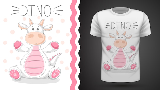 T-shirt Drôle De Dino - Idée Pour Imprimer