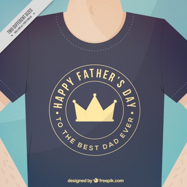 T-shirt Du Jour De Fond Du Père