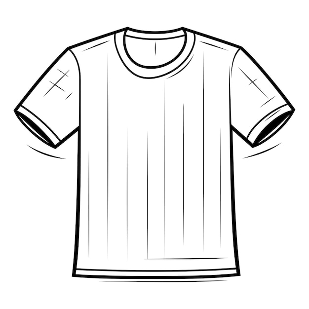 T-shirt De Football Isolé Sur Fond Blanc