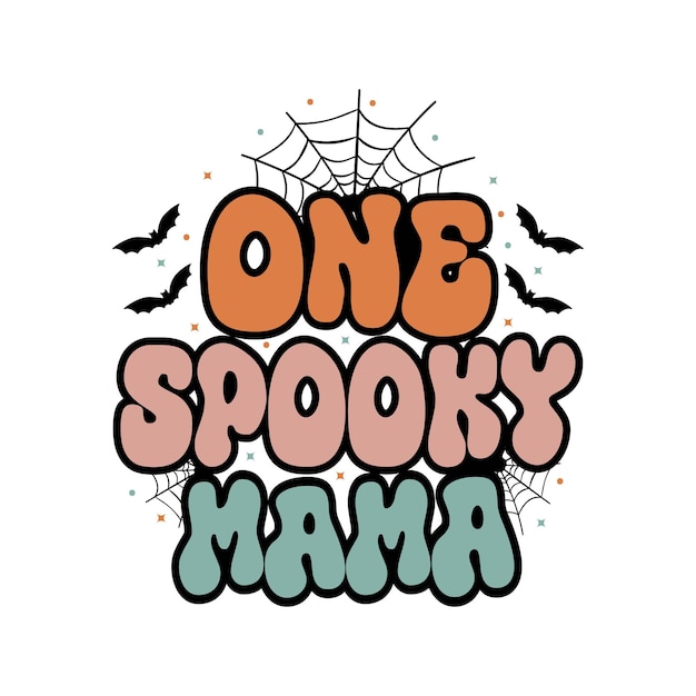 Un t-shirt d'Halloween drôle pour maman, un t-shirt pour maman et une chemise pour maman.