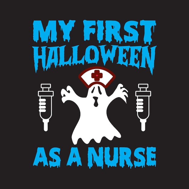 T-shirt D'halloween T-shirt D'enseignant D'halloween T-shirt D'infirmière D'halloween