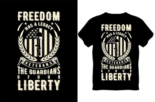 Un T-shirt Noir Avec Les Mots Liberté Est Un Symbole De Liberté