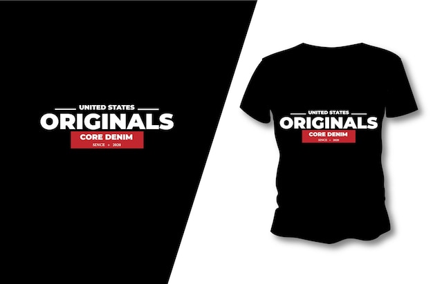 T-shirt original ou conception de t-shirt de typographie citations originales