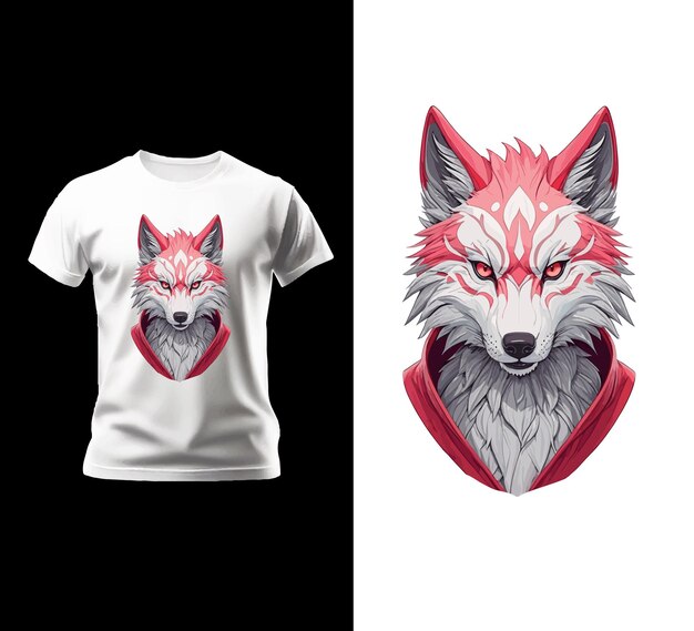 T-shirt De Renard à La Fennec à La Mode