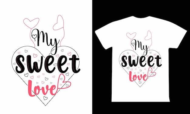 T-shirt de la Saint-Valentin pour les enfants pour les enfants