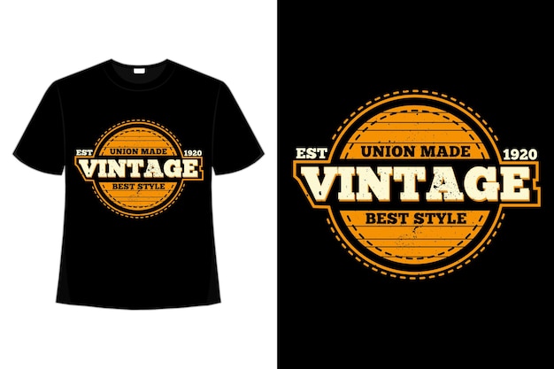 T-shirt Style Union Vintage