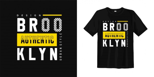 T-shirt style urbain Brooklyn