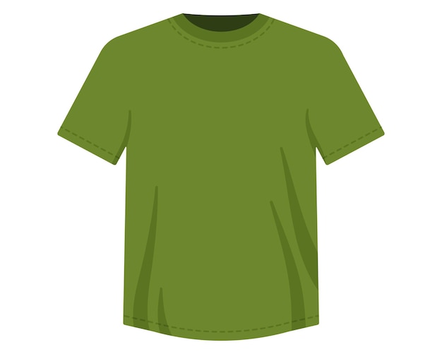T-shirt tricoté vert uniforme militaire