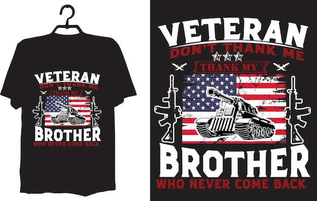 T-shirt des vétérans américains