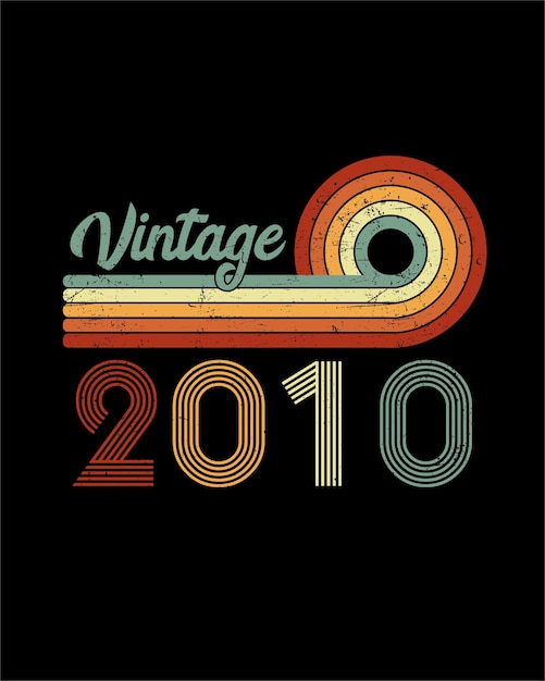 Vecteur t-shirt vintage 1943 80e anniversaire