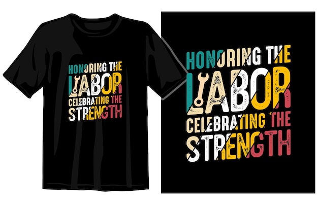 Vecteur t-shirt vintage de la fête du travail vecteur t-shirts de la fête internationale du travail t-shirt de la journée internationale des travailleurs