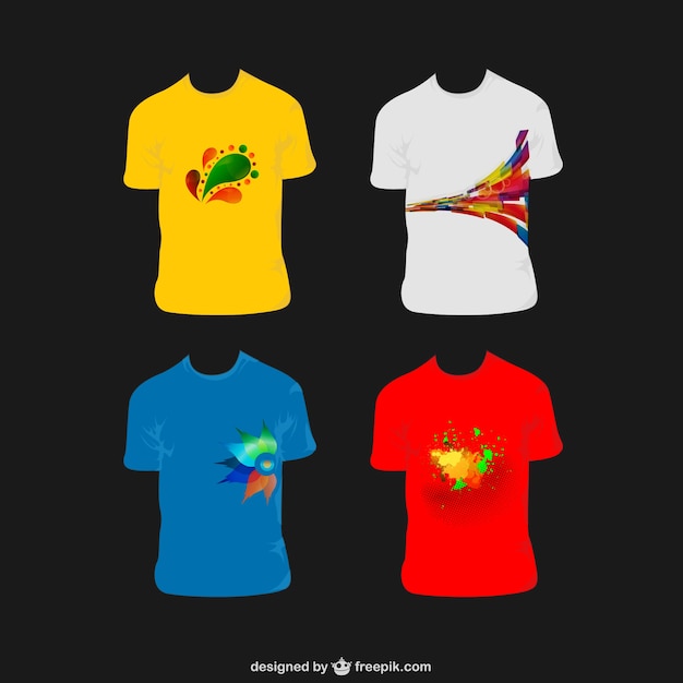 T-shirts Abstrait Vecteur De Conception