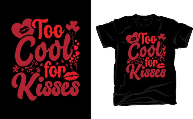 Vecteur des t-shirts de la saint-valentin