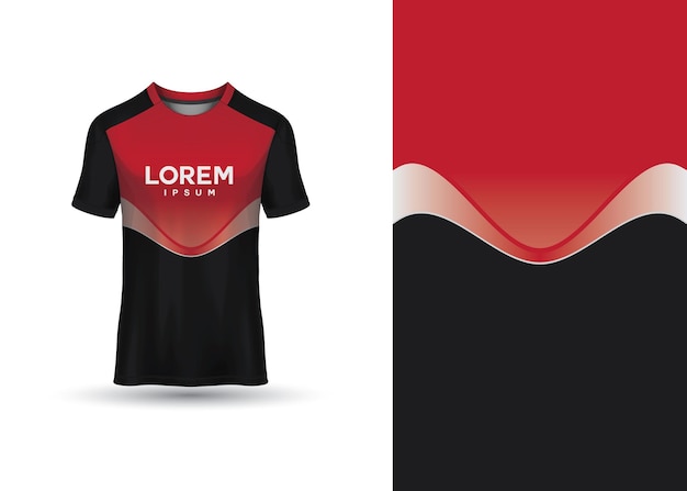 T-shirts De Sport, Maillots De Football Pour Clubs De Football. Vue De Face Uniforme