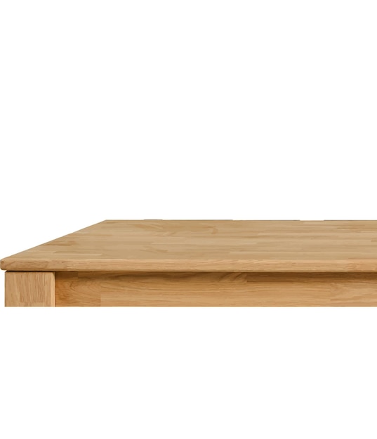 Table En Bois Sur Fond Blanc