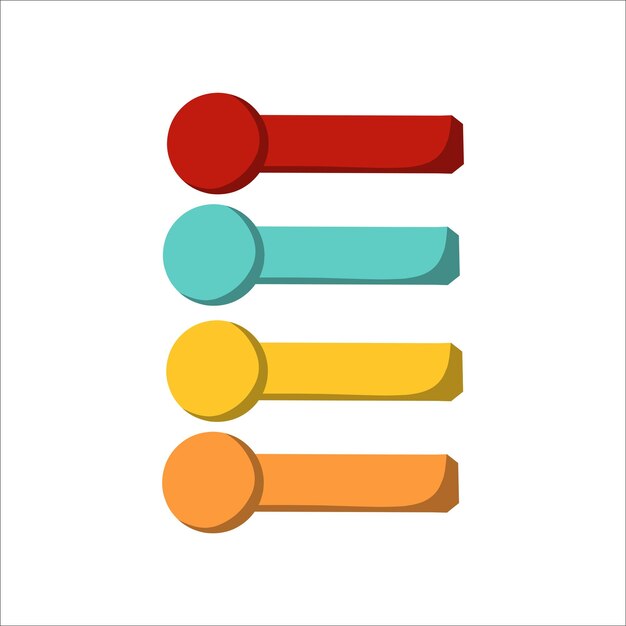 Tableau de collecte pour la conception vectorielle infographique d'informations commerciales